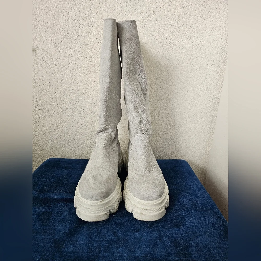 Venezia grey suede